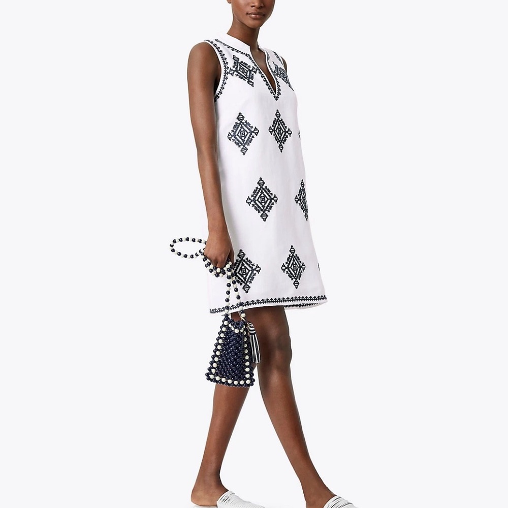 Tory Burch Celeste Sleeveless Embroidery dress
